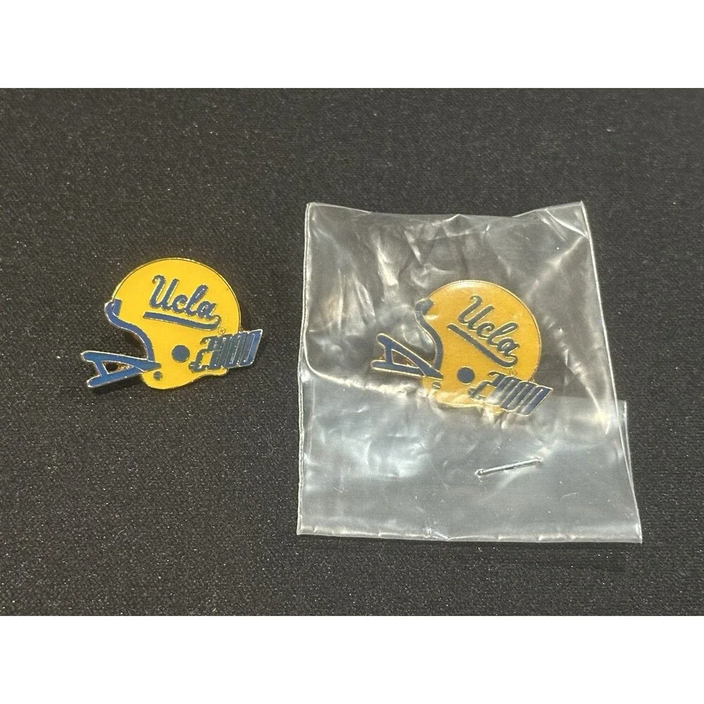 Lot of (2) UCLA Football Helmet Bruins 2000 Metal Pinback Lapel Pin - New!